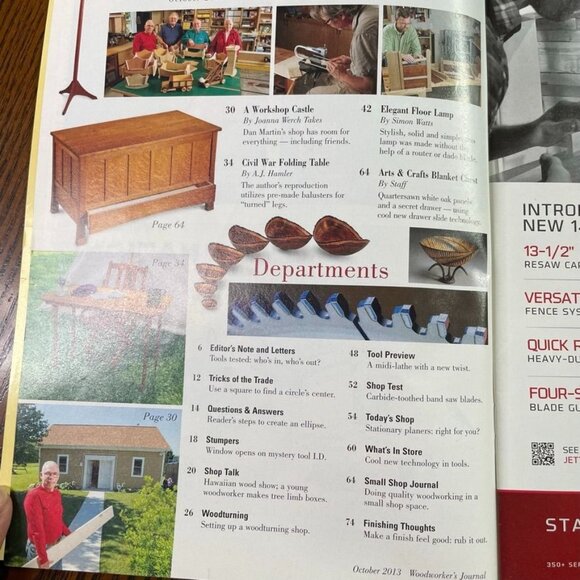 Woodworkers Journal Magazine u June 2013 Vol 37 No5 Techniques Tips Tricks - Picture 4 of 7